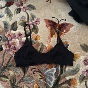 SKIMS Mesh Logo Bralette